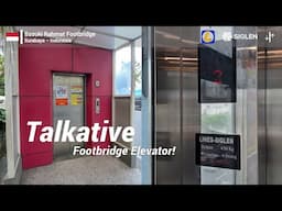 Talkative LINES-Siglen MRL Elevator | Basuki Rahmat Footbridge, Surabaya, ID