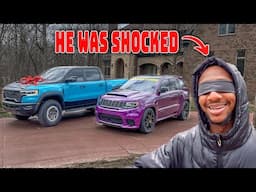SURPISED MY FRIEND WITH A CUSTOM WRAPPED TRUCK!