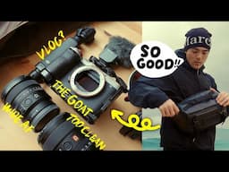 Mini Travel Camera Bag for CINEMATIC VLOGS! (also stylish)