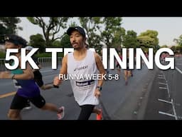 Training for a Fast 5k with Runna, Weeks 5-8