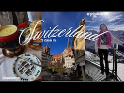 switzerland travel vlog | grindelwald, lausanne & shopping