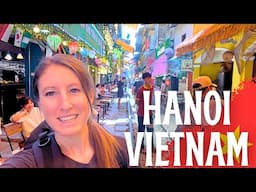 First Time in VIETNAM🇻🇳Solo Hanoi Travel Vlog:Old Quarter, Train Street, BeerStreet, Vietnamese Food