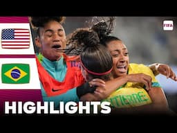 United States vs Brazil | Highlights | Women's International Friendly 04-08-2025