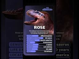 How does an Albertosaurus measure up? #WalkingWithDinosaurs #Shorts #Albertosaurus