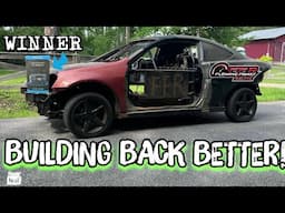 “BUILDING BACK BETTER” The #13 RSX Race Car Rebuild is Underway! / Hemingson Giveaway Winner