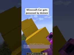 Minecraft Car starts Flying off