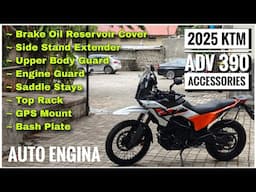 2025 KTM ADV 390 450 Mods | AutoEngina Crash Guards, Saddle Stays, Top Rack, GPS Mount | DNA VLOGS