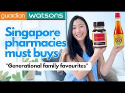 SINGAPORE PHARMACY SHOPPING MUST BUY ITEMS Shopping at Guardian, Watsons