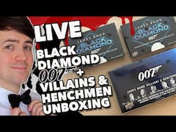 LIVE James Bond BLACK DIAMOND Card Unboxing + Villains and Henchmen