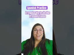 Spanish Practice: Spot the Irregular Verbs #spanishlesson #spanishpractice