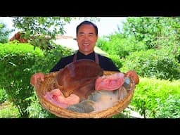 HOT STONE Makes LAVA-POT, Best Summer Spicy Food, Stomach and Tripes | Uncle Rural Gourmet