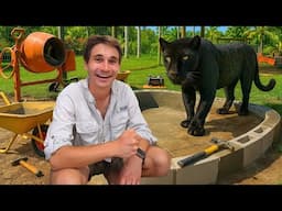 BUILDING My JAGUAR a MASSIVE POND! (Part 1)