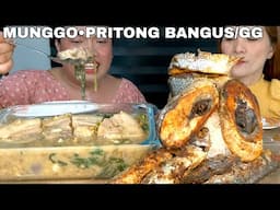 PORK MONGGO AT PRITONG BANGUS AT GALUNGGUNG | MUKBANG PHILIPPINES