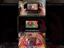 Showcasing an Amazing PSP Game for 151 Days!  - Day 18 - Gottlieb Pinball Classics - #shorts