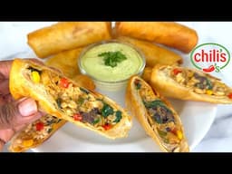 HOW TO MAKE CHILI'S SOUTHWESTERN EGGROLLS!