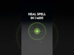 A Heal Spell in 1min! #vfx #tutorial #games