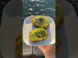 Avo on toast with Vegemite in Sydney Australia- Scenic Cooking With Parth #shorts