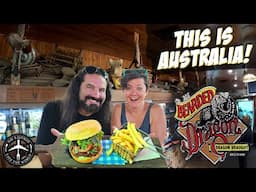EATING AT THE BEARDED DRAGON PUB IN AUSTRALIA?! Australian Coast Food Tour!