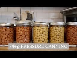 Pressure Canning Dried Beans | EASY Beginner Friendly Pressure Canning Recipe