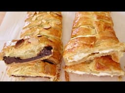2 Different Dessert Varieties of Baked PUFF PASTRY Recipe