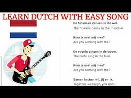 LEARN DUTCH WITH EASY SONG,NEDERLANDS LEREN MET LIEDJES,Samen lachen wij
