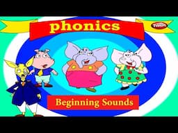Phonics Beginning Sounds I Learn Phonics Alphabet Sounds for Kids I English phonetics a to z Sounds
