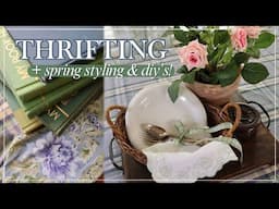 GOODWILL THRIFT WITH ME & SPRING DECORATING | Thrifting, Home Decor, Thrift Haul