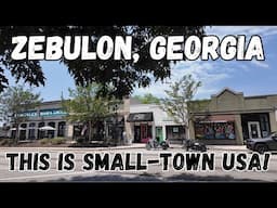 Strolling the Square in Zebulon, Georgia: BBQ, Books & Donut Holes!