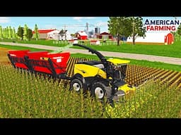 NEW MASSIVE UPDATE ON AMERICAN FARMING! THE NEW HOLLAND FORAGE HARVESTER IS HERE! | AMERICAN FARMING