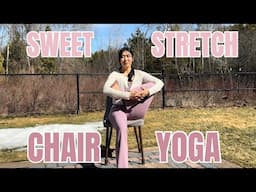 9 Mins Short & Sweet Gentle Chair Yoga Stretch