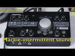 Fixing Mackie Big Knob Studio Audio Switch Problems (No Sound, Crackling)