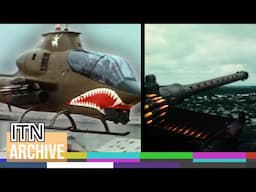 Vietnam War Footage | US Air Cavalry Fly Hunter-Killer Missions Near Hue (1972)