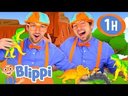 Can Blippi Name All the Dinosaurs? | BEST OF BLIPPI TOYS | Educational Videos for Kids