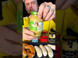Testing 4 types of German mustard 💛🇩🇪