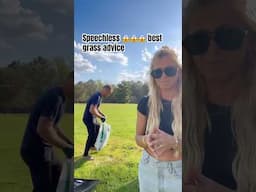 WARNING ‼️  BEST GRASS ADVICE !!!! #diy #youtubeshorts