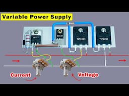 Build DC variable power supply Adjustable Voltage and Current
