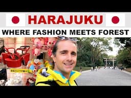 A tour of HARAJUKU, Tokyo, Japan - Takeshita Street & Meiji Shrine!