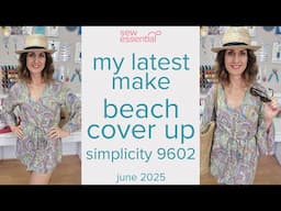 My Latest Make - Beach Cover Up - Simplicity 9602
