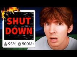 They made him shut down his Roblox game.