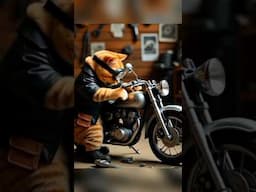 Kucing Tukang Servis Motor #ai #shortsviral #funnycats #trendingshorts #catlovers
