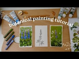 My Go-To Flower Painting Techniques 🪻 (Fun Collab with Laura Watson!)