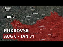 Russian Invasion of Ukraine: Pokrovsk Offensive - Every Day [Aug 6 to Jan 31 2025]