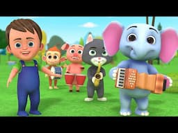Looby Loo Song with Farm Animals + More Nursery Rhymes & Kids Songs - ChildrenNurseryRhymes Playtime