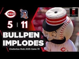 Cincinnati Reds pitching gives up 4 HRs in loss to Detroit Tigers | Chatterbox Podcast, Highlights