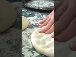 Make Your Own PIZZA 🍕 DOUGH 😋 Add Your Favorite Toppings  #homemade #pizza #fun #recipe #shorts