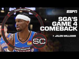 Did SGA and Jalen Williams WIN Game 4 for OKC? 👏 + NBA Finals Game 5 PREVIEW 🍿 | SportsCenter