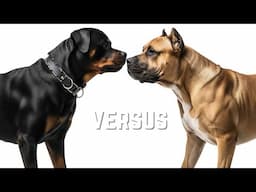 Ultimate Showdown: Rottweiler vs. Presa Canario