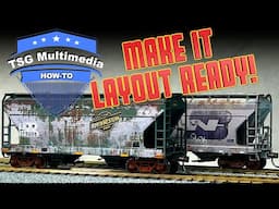 How To Upgrade Couplers and Wheels HO Scale Covered Hopper