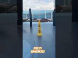 Sun Princess Sports Deck 19 #cruiseadventures #cruiseship #cruisetour #adventureawaits #travel
