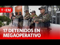 Operativo en Huaura deja 17 detenidos por delitos graves | Edición Mediodía | Noticias Perú